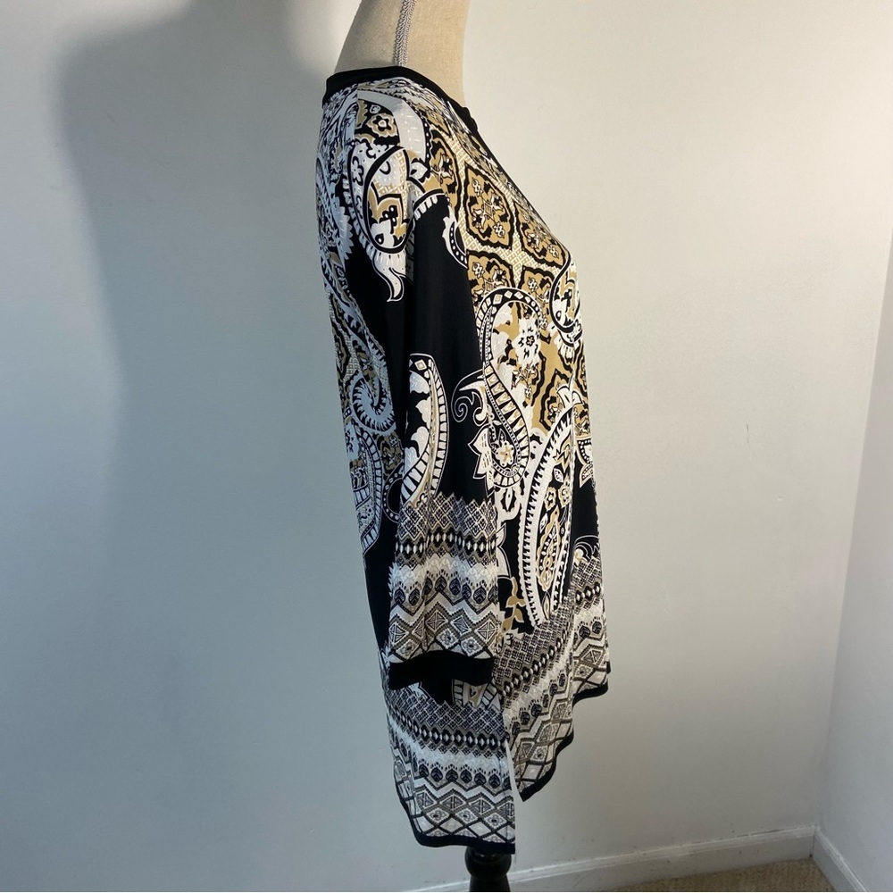 Joseph Ribkoff Women’s Tunic Top Polyester Blend Size 10 Designer Classic New - Picture 5 of 12